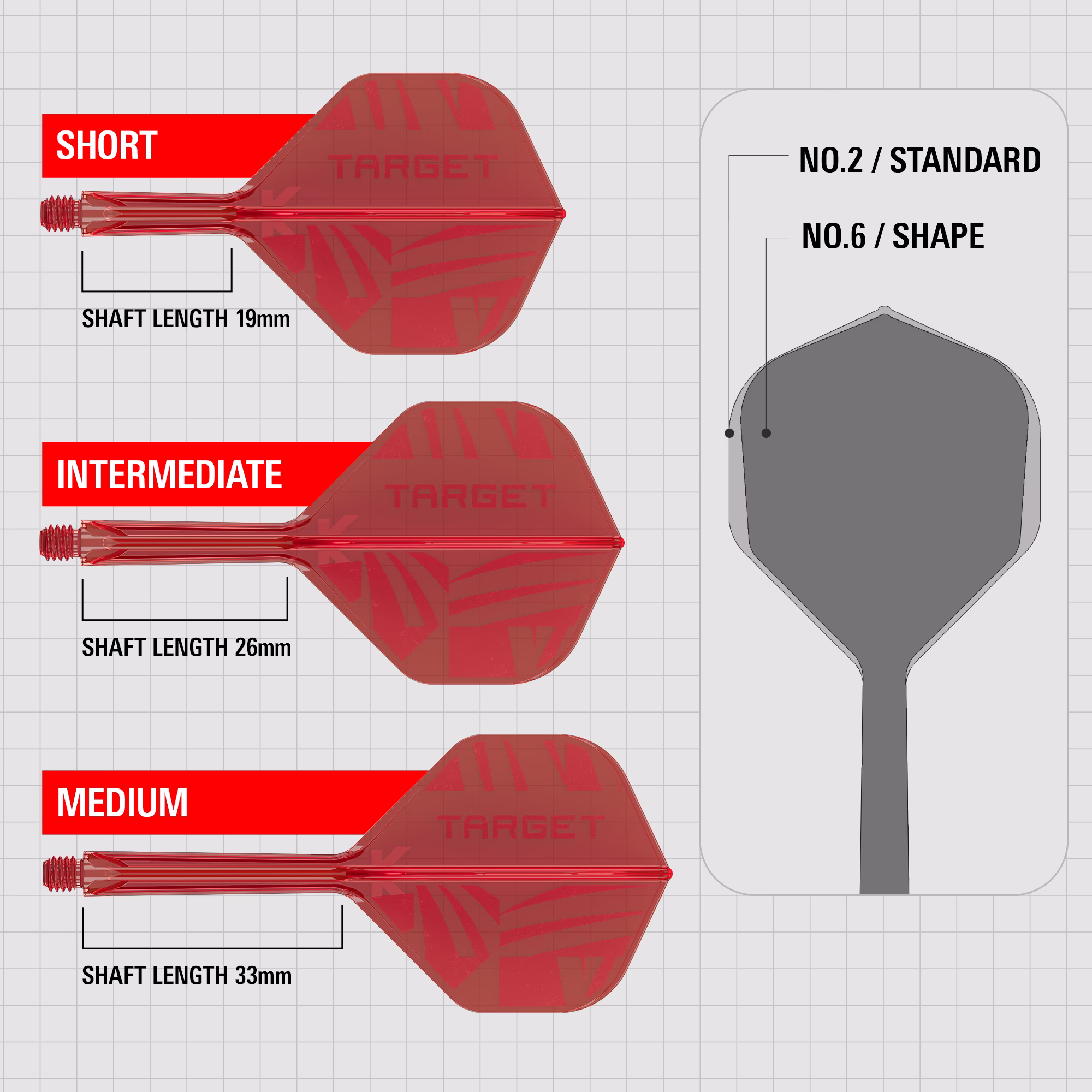 Target K-Flex Logo Flight Red Std.02 - Afbeelding 4