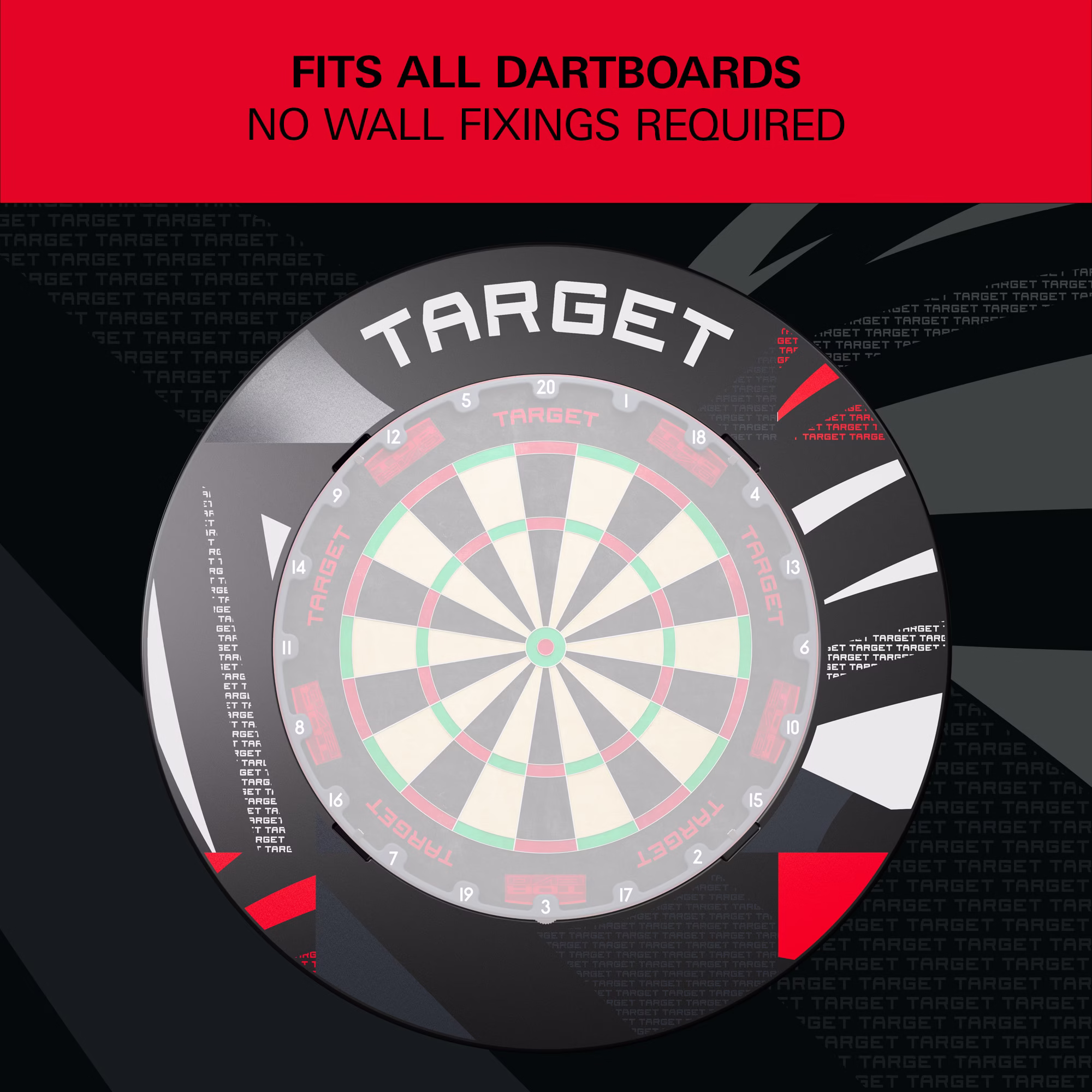 Target Patterned Notched Surround - Afbeelding 5
