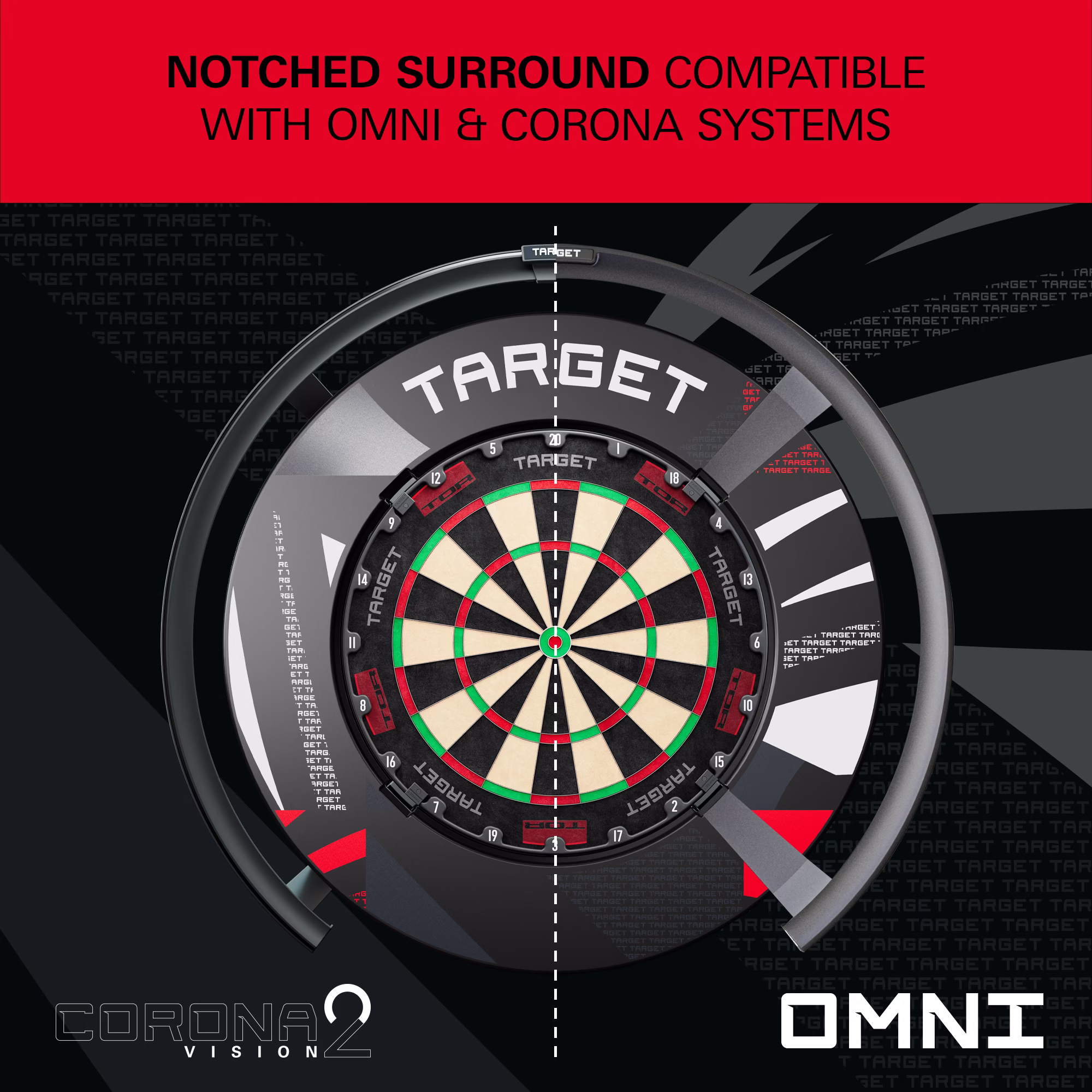 Target Patterned Notched Surround - Afbeelding 6
