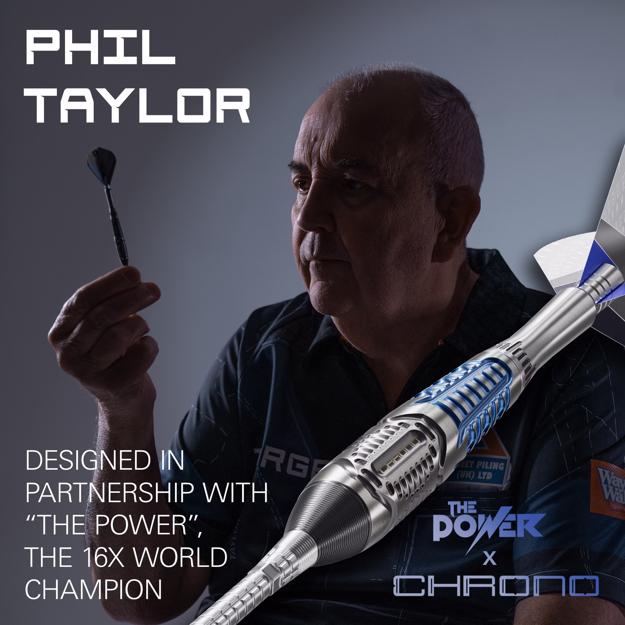 Target SP Phil Taylor Chrono 95% Tungsten - Afbeelding 2