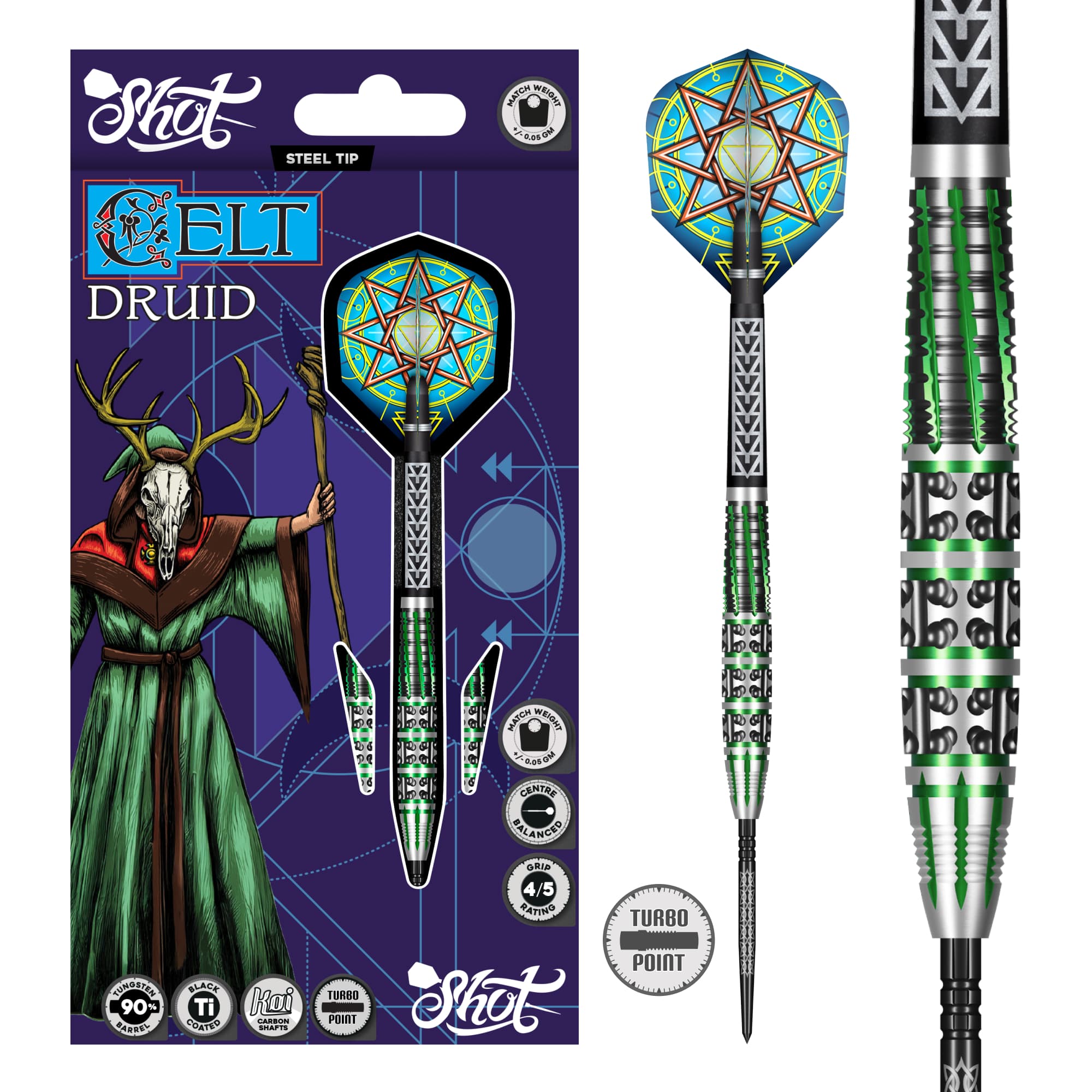 Shot Celt Druid Turbo Point 90% Tungsten