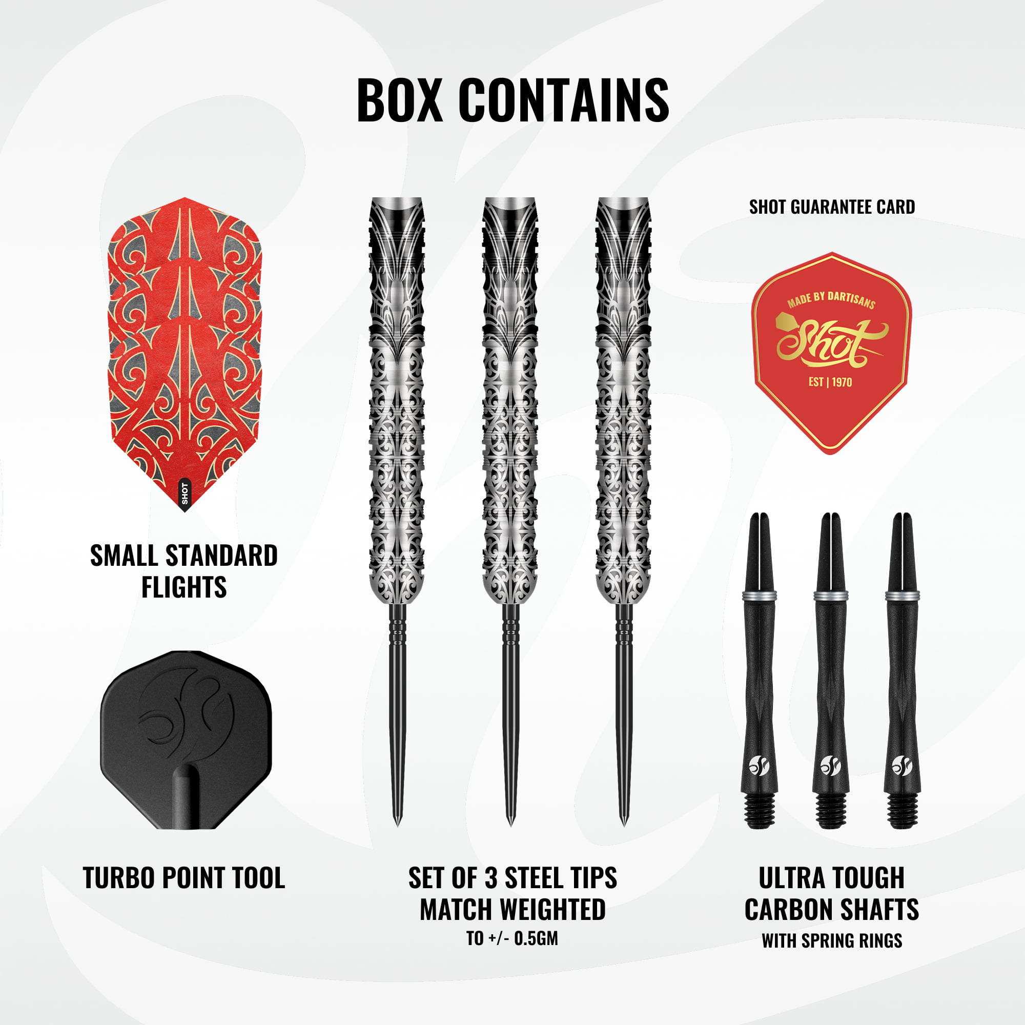 Shot Warrior Taiaha Turbo Point 90% Tungsten - Afbeelding 5