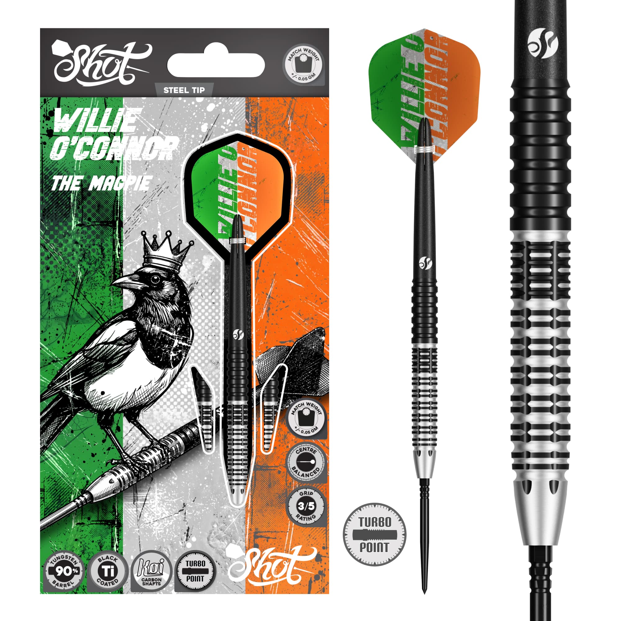 Shot William O'Connor Magpie Turbo Point 90% Tungsten