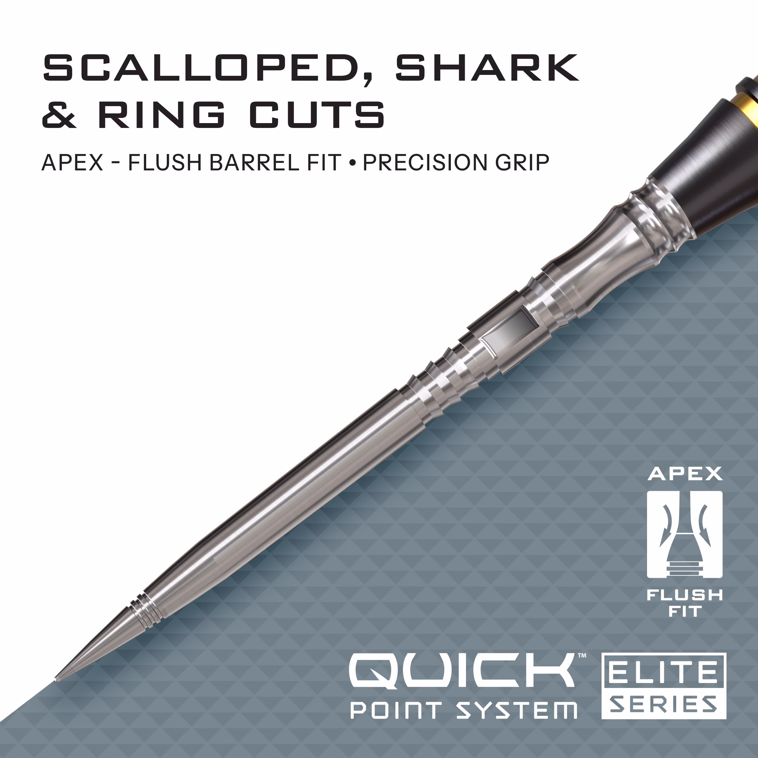 Harrows Quick Point Apex Axis Black - Afbeelding 4