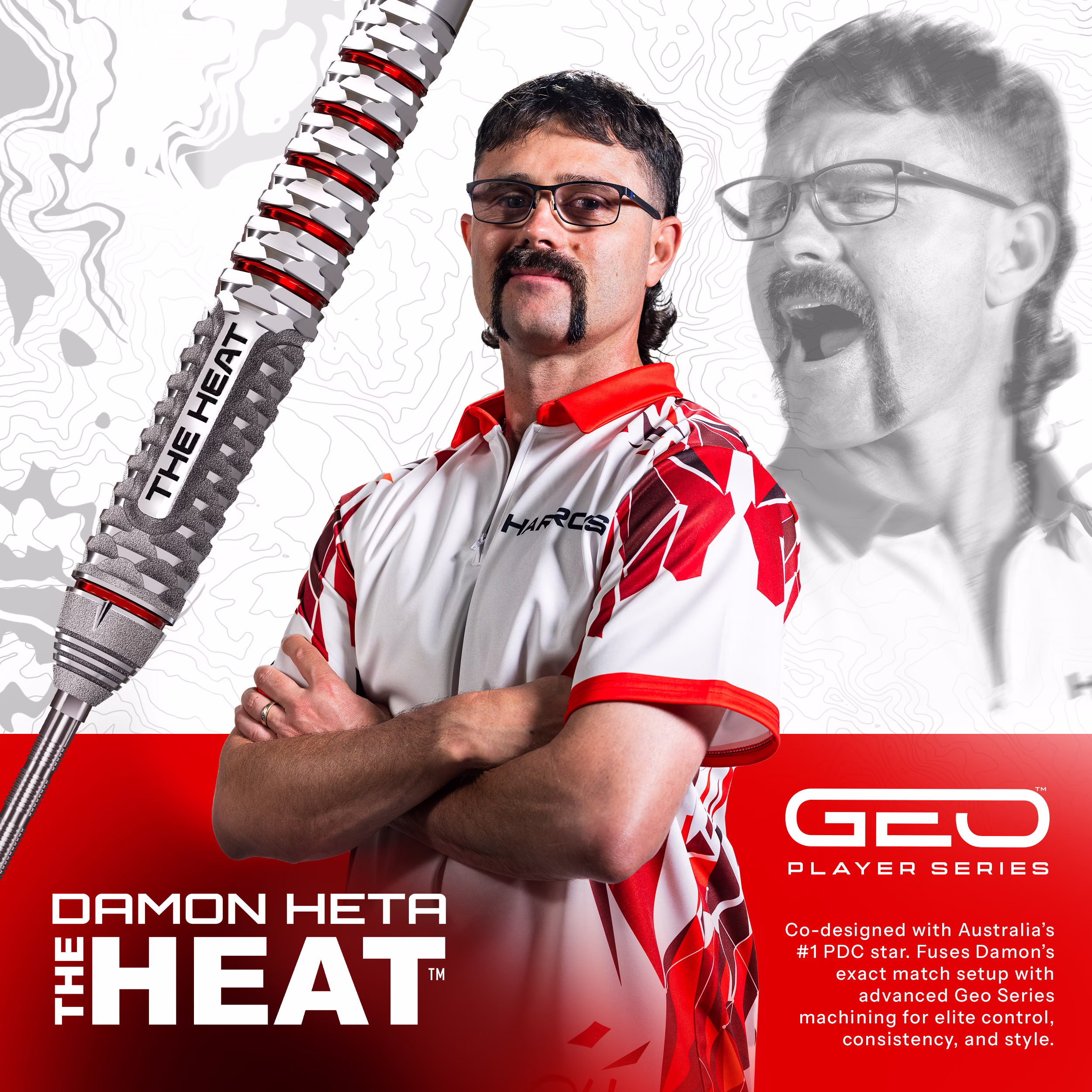 Harrows Damon Heta Geo Quick Point 90% Tungsten - Afbeelding 7