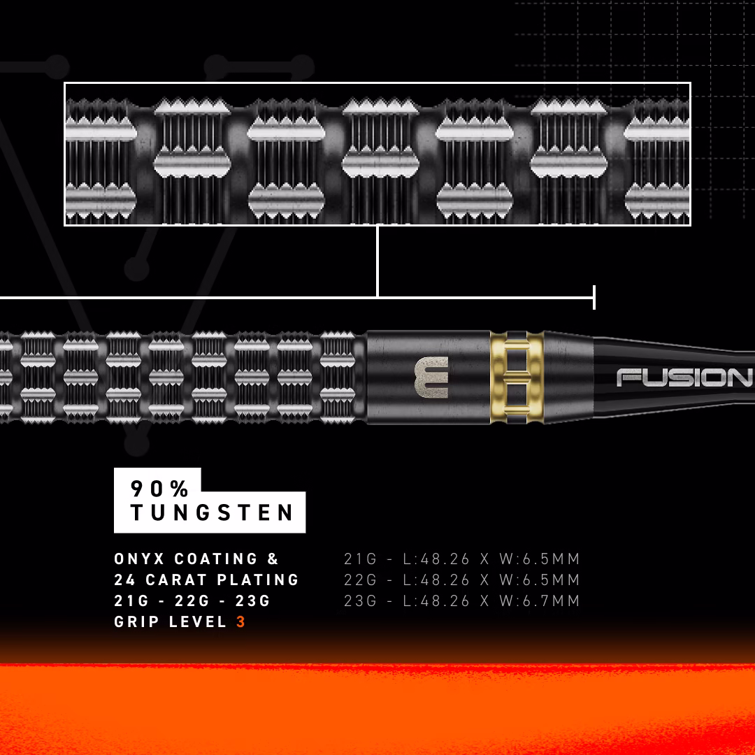 Winmau Gian van Veen TS-PRO 90% Switch Point Point - Afbeelding 6