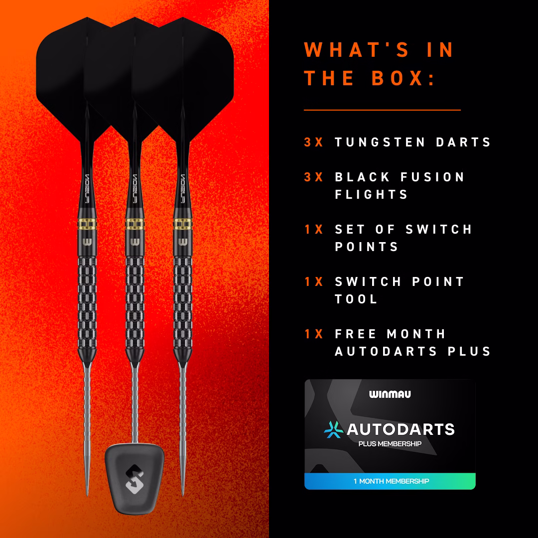 Winmau Gian van Veen TS-PRO 90% Switch Point Point - Afbeelding 4